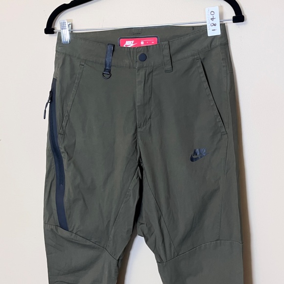 Nike Tech Bonded Jogger Pants - Men's Size 28 - Green - Picture 2 of 12